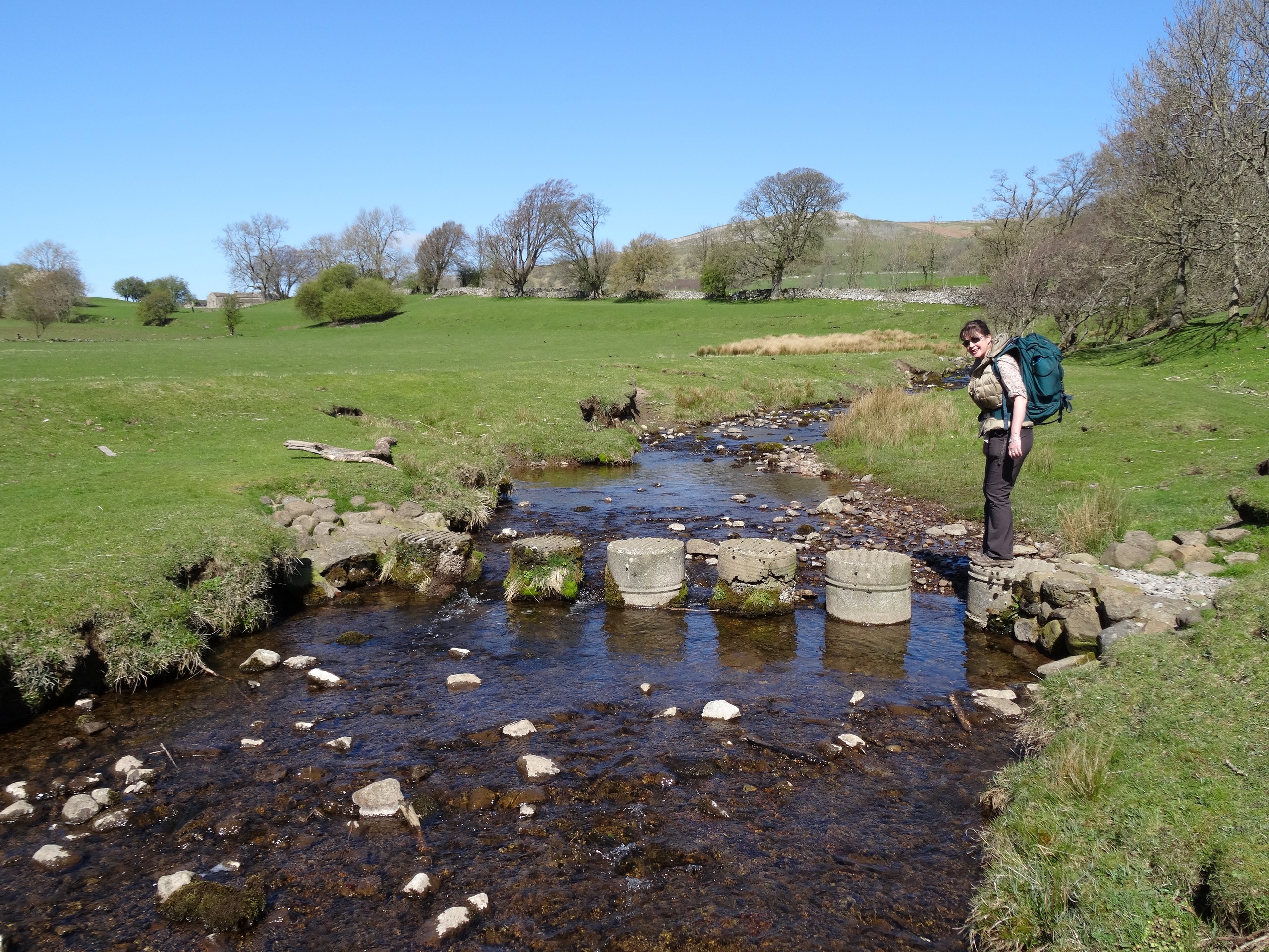 Stepping stones over the Ure (c)John Millen