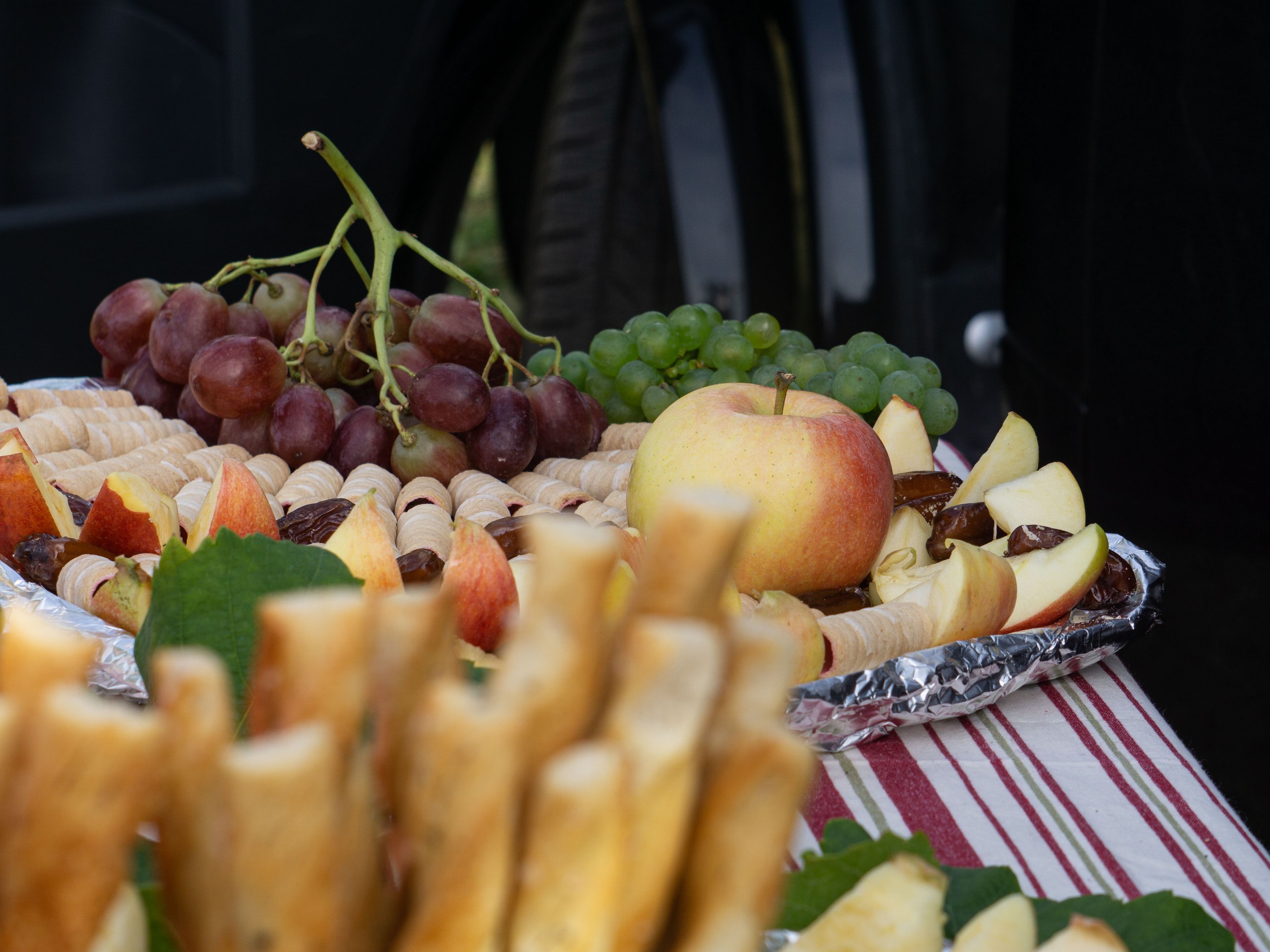 Local foods tasted while on a guided tour of Bavaria