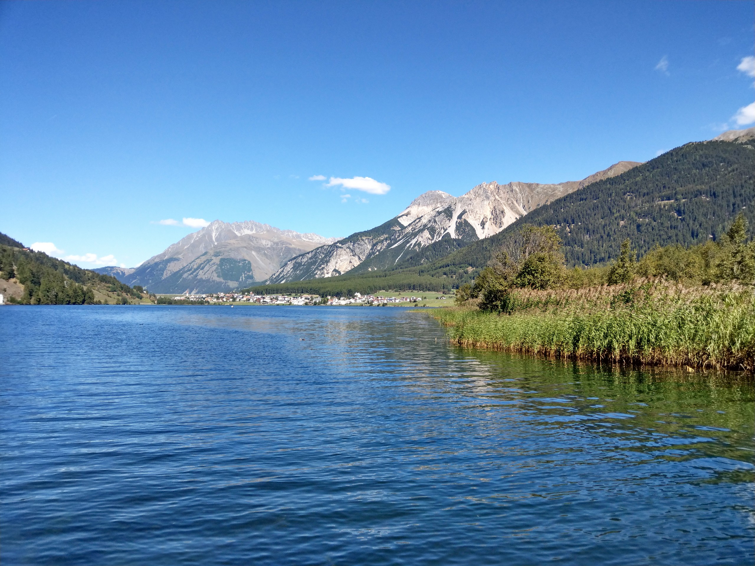 Vinschgau Lake in South Tyrol