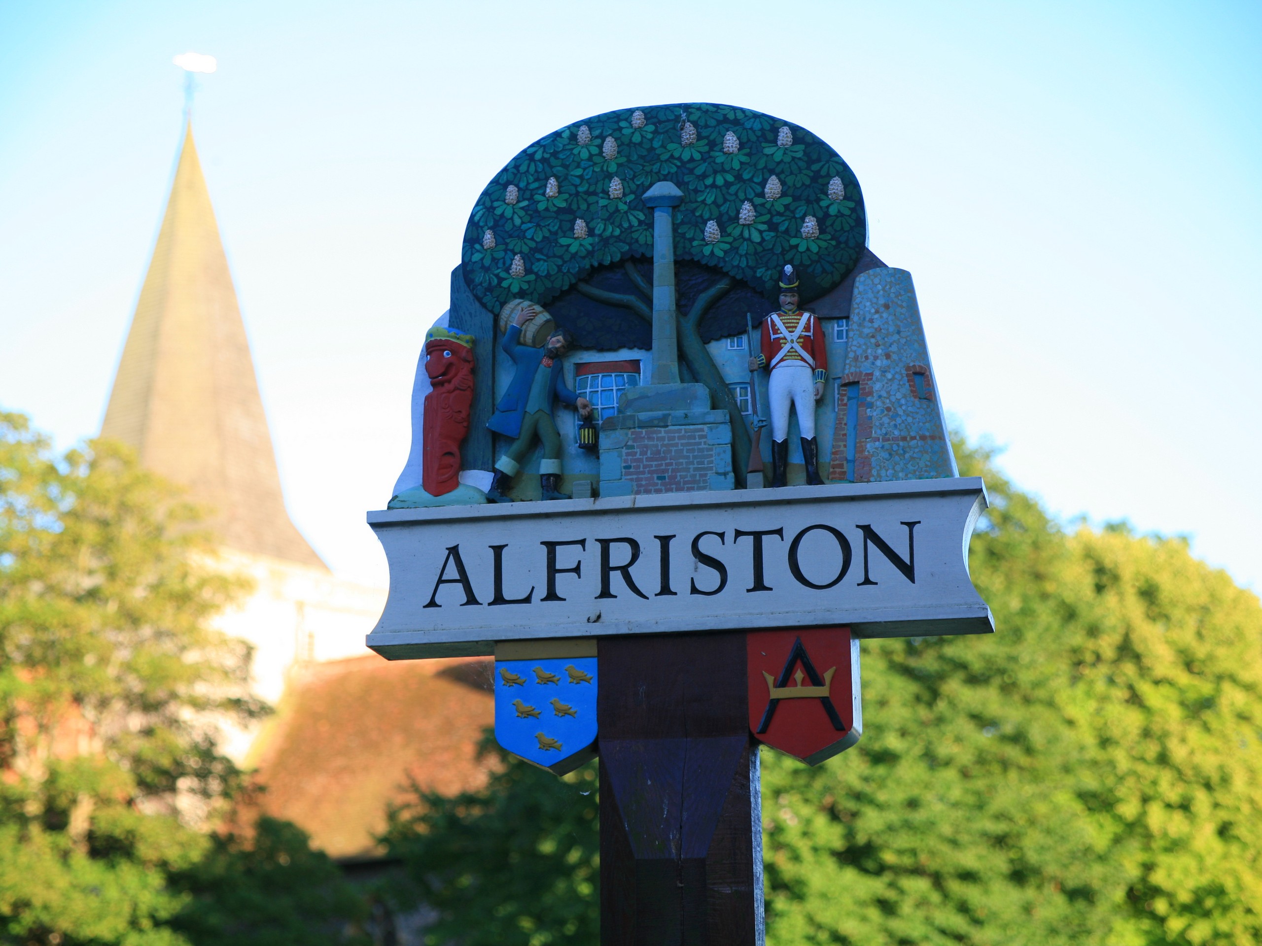 Alfriston village sign