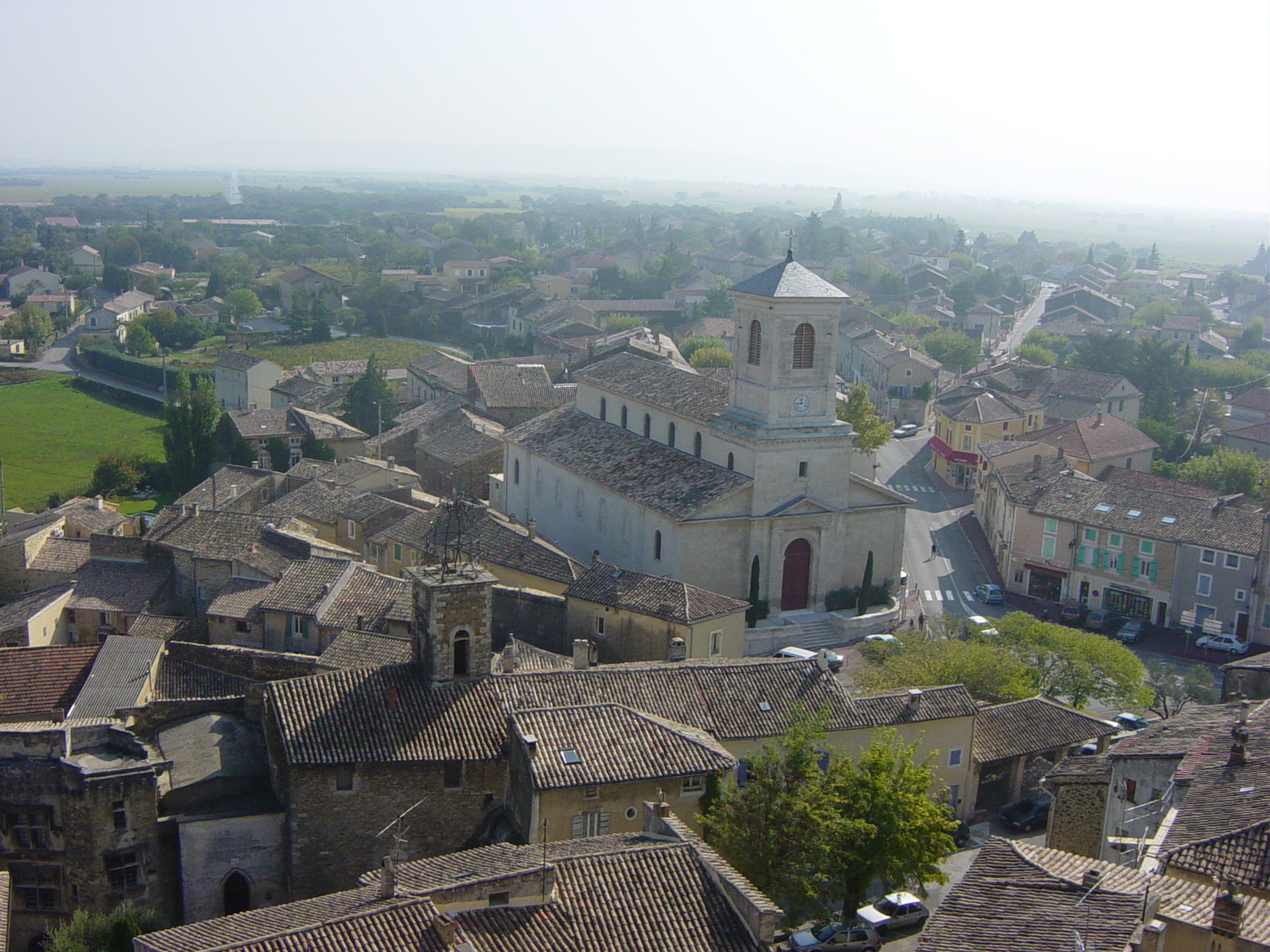 Rooftops of one of the small towns in Provence