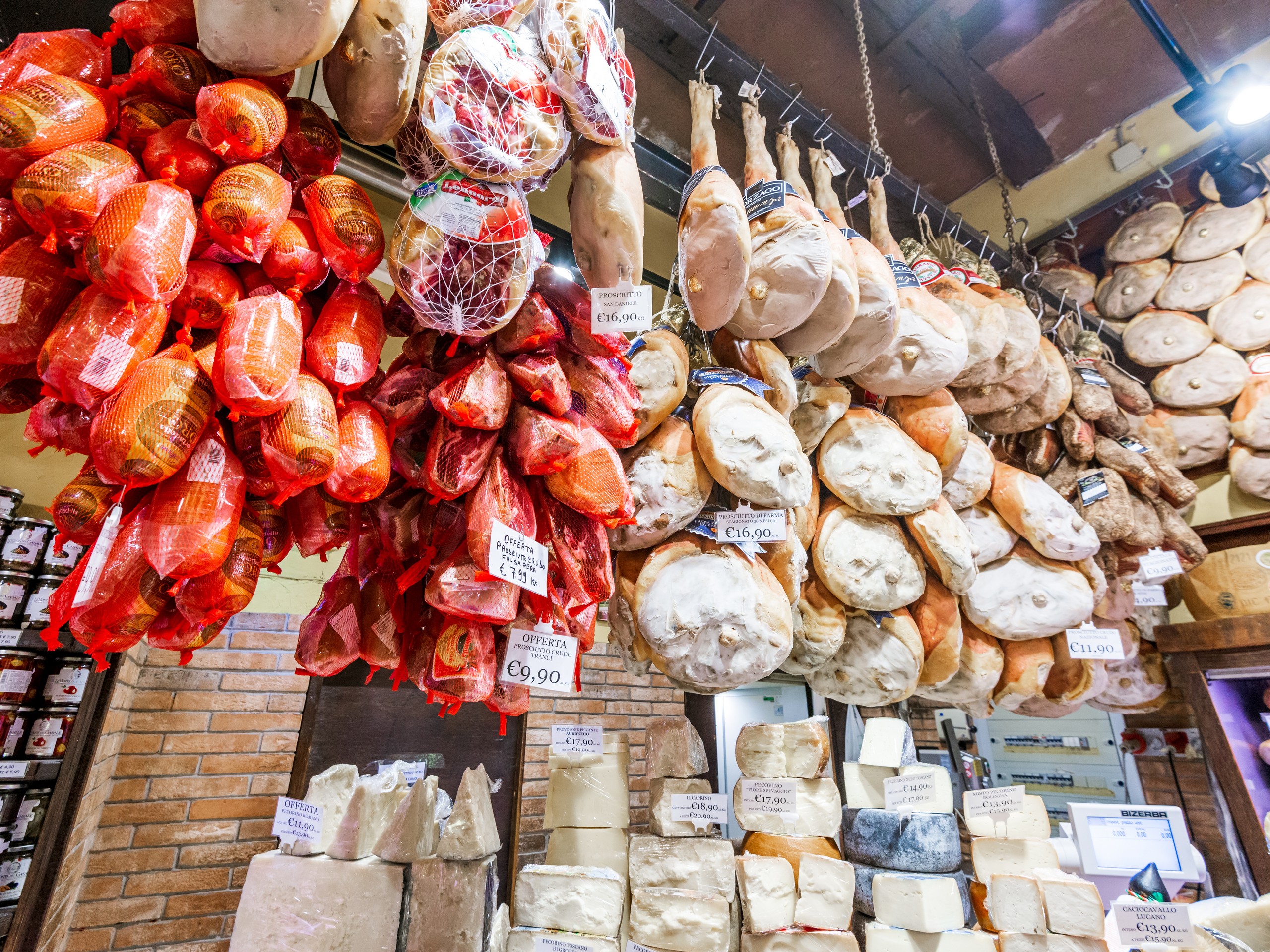 Jambon de Parme et fromage Parmesan