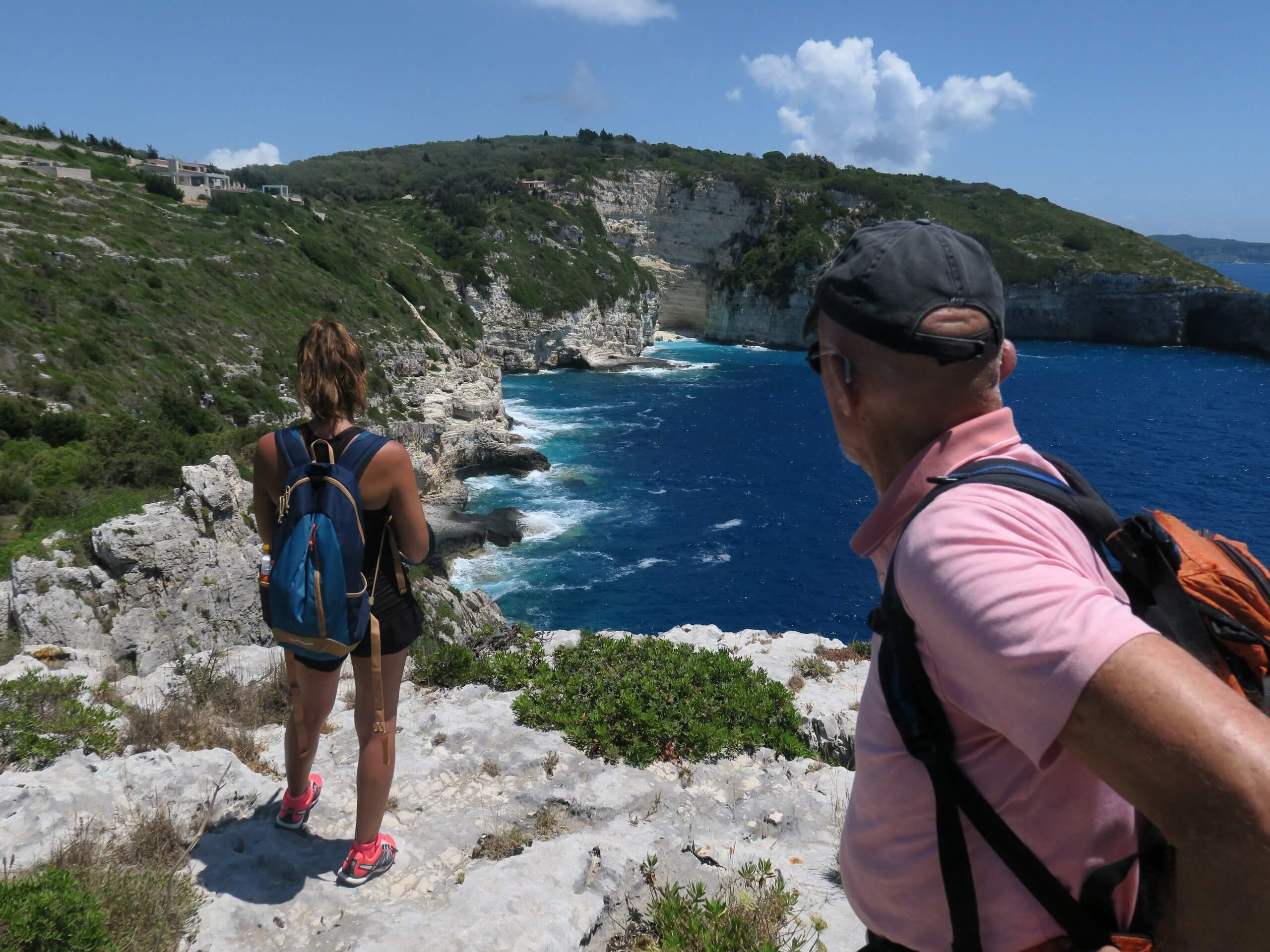 Paxos la vue, près de la citerne britannique