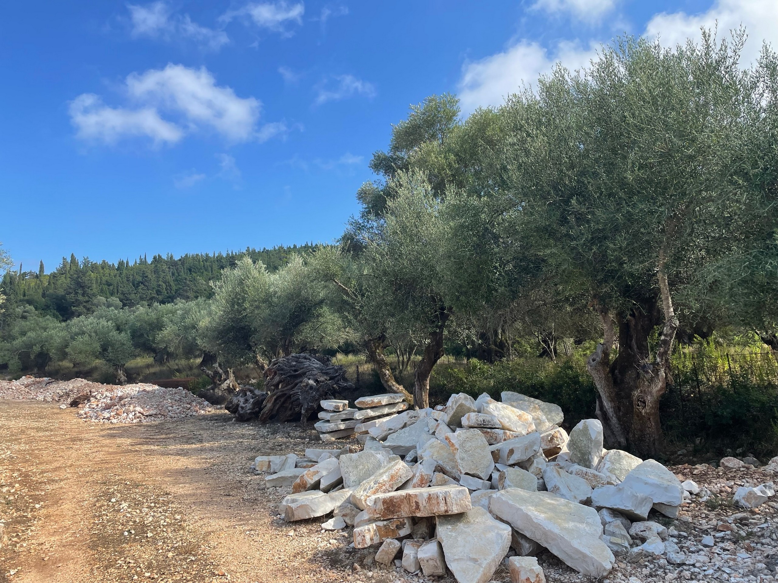 Carrière de pierres Kefalonia © Juliette Vuillecard