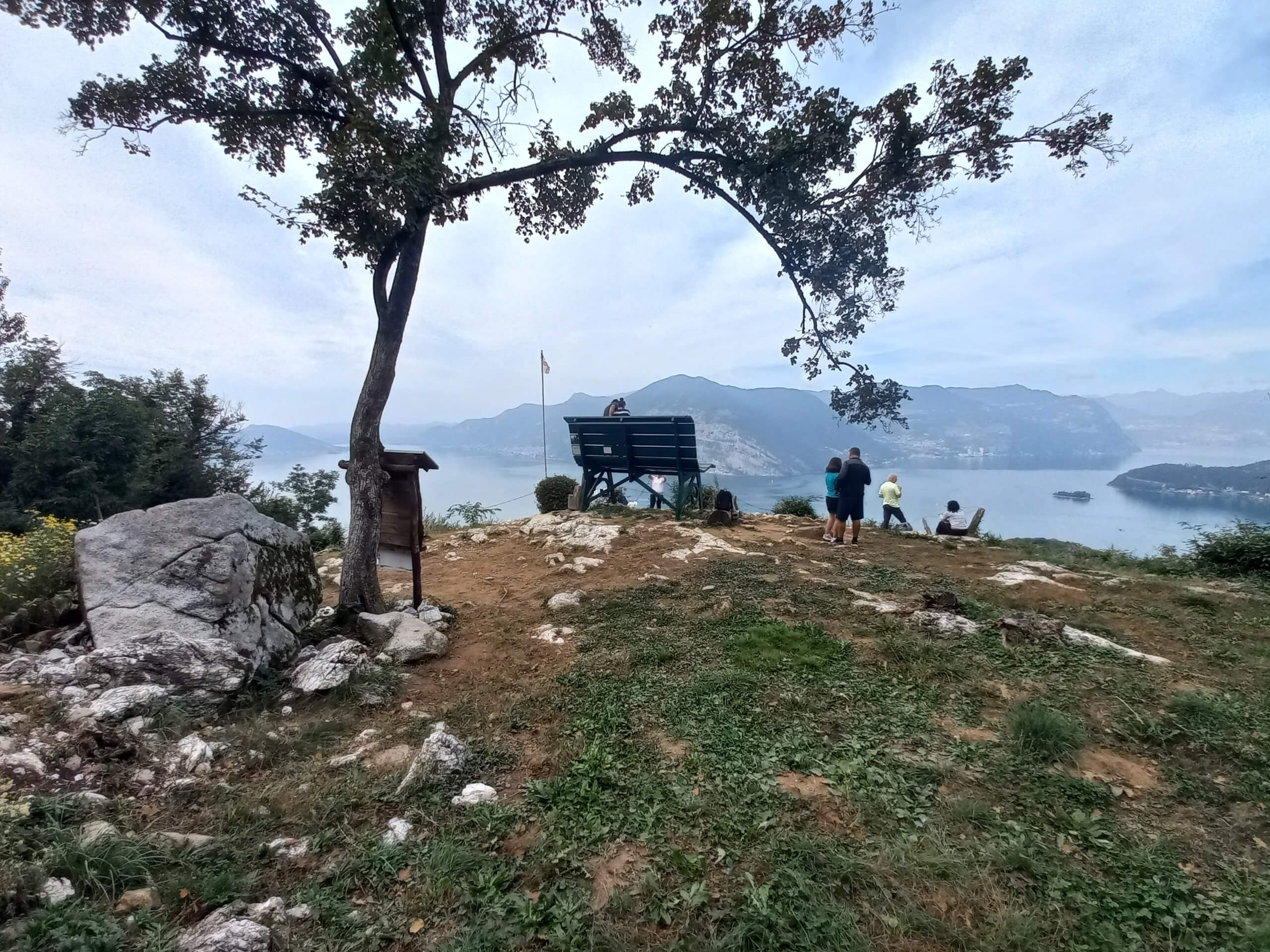 Giant Bench to Admire the Lake