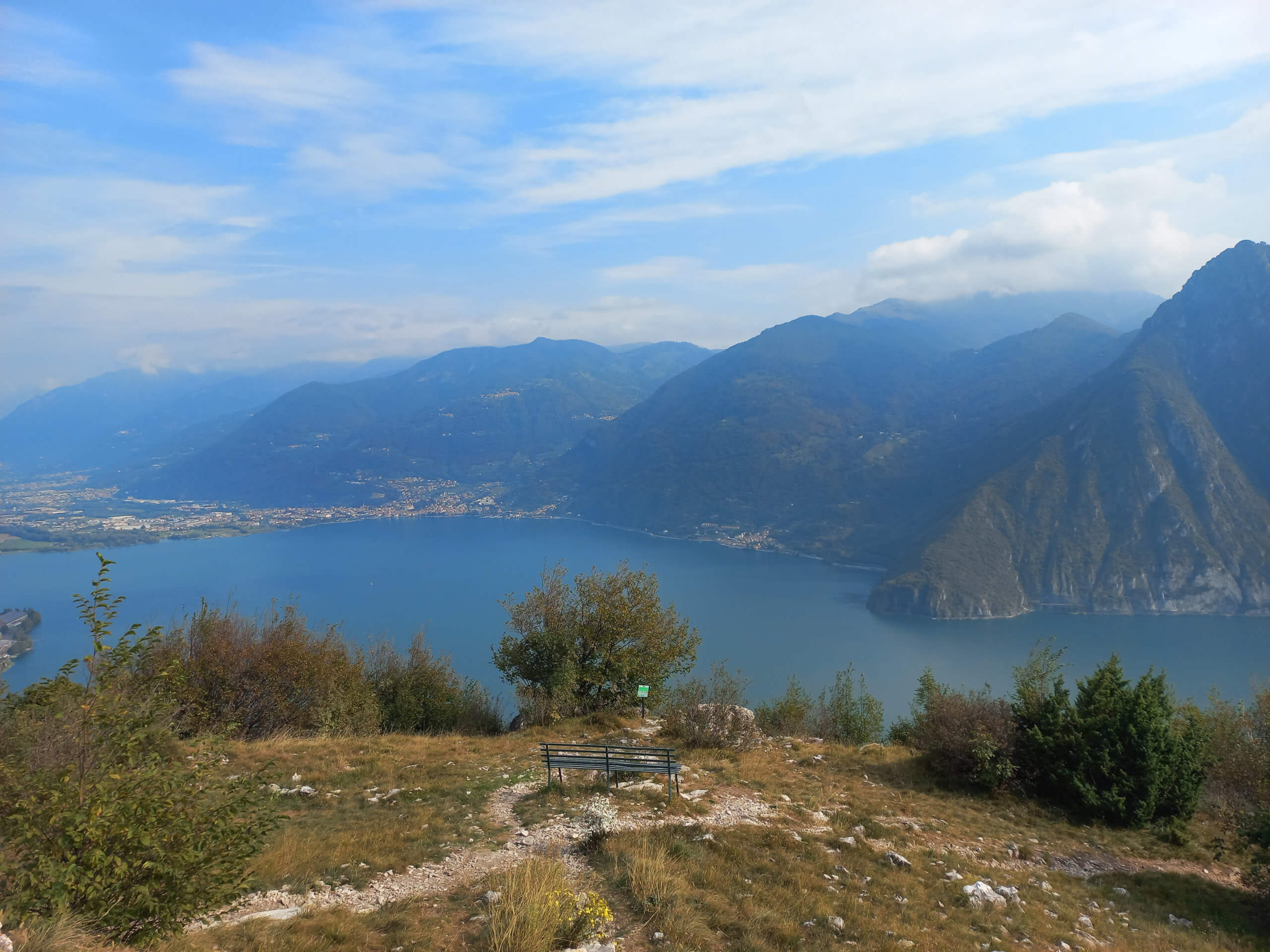 Panoramic View of Lake Iseo