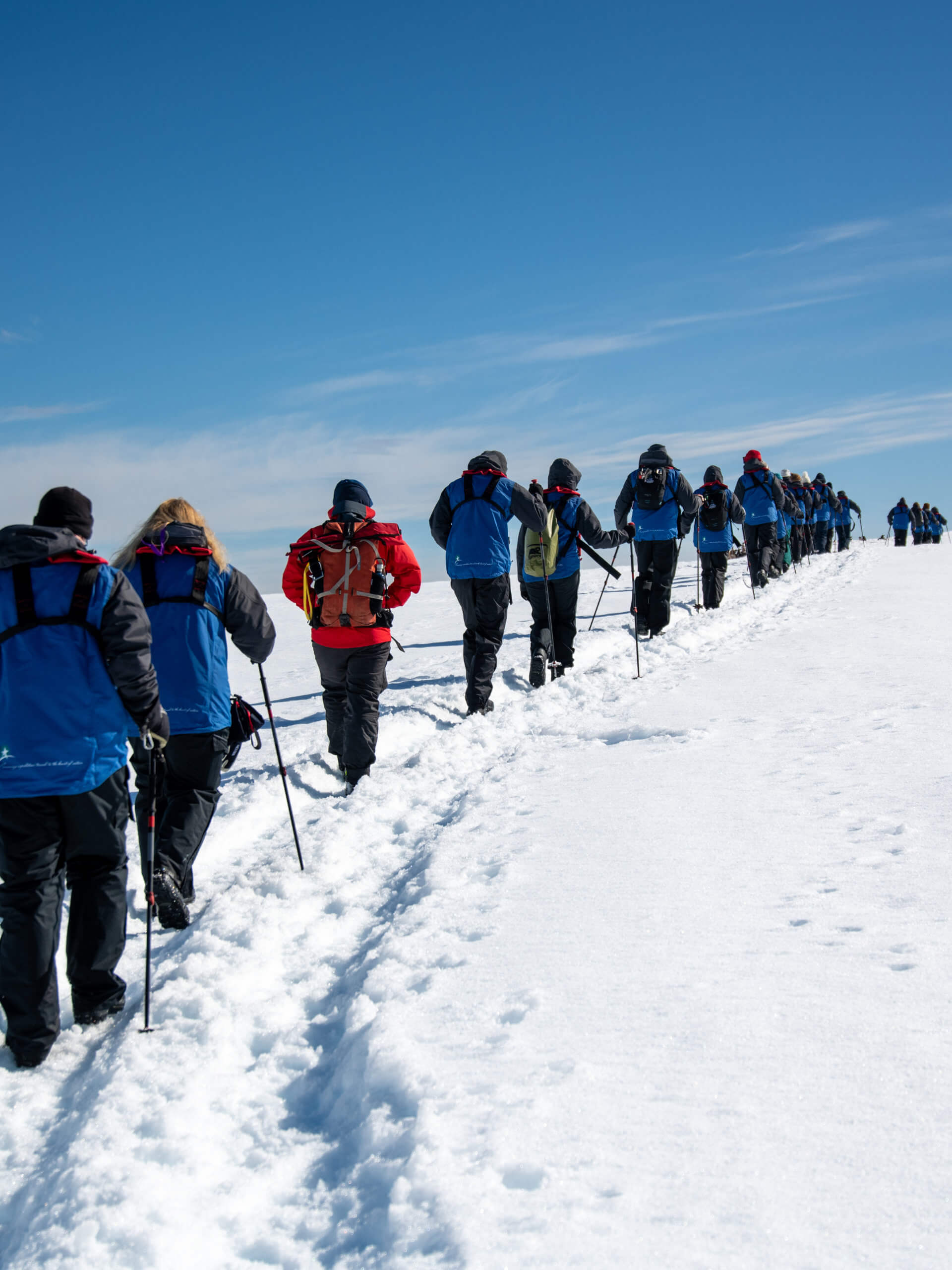 Hiking in Antarctica