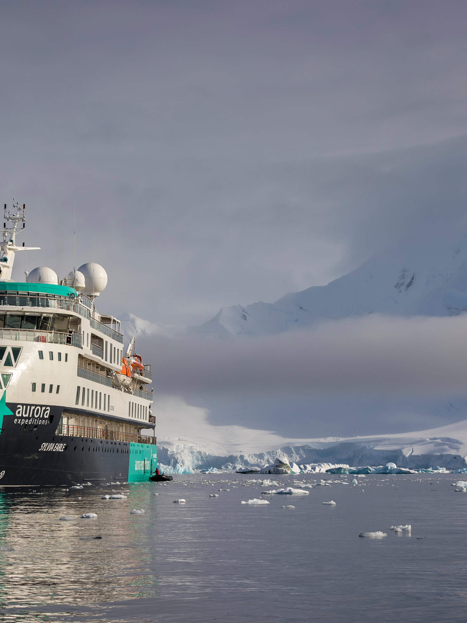 MV Sylvia Earle, Goudier Island, Antarctica