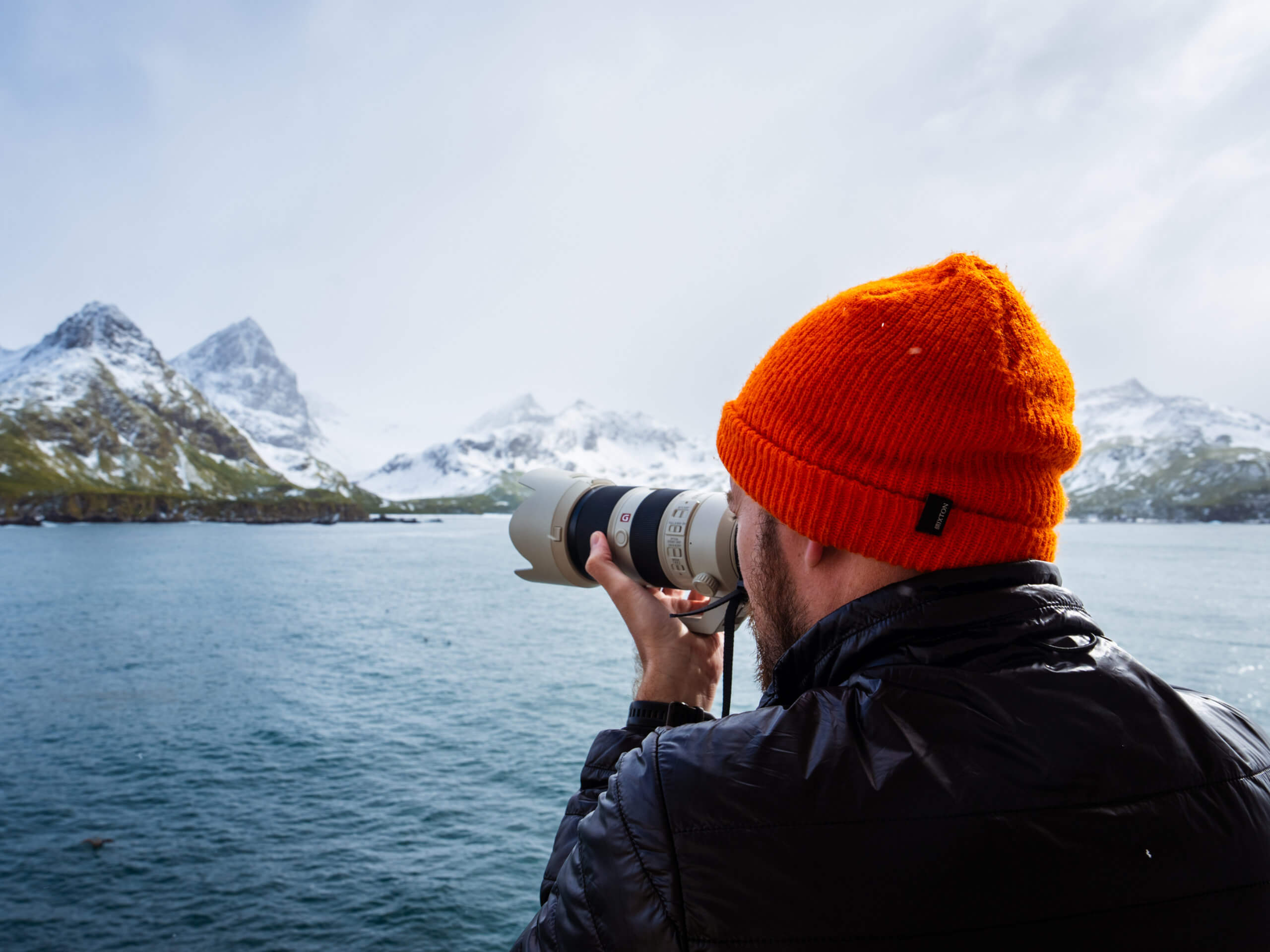 Photography, Drygalski Fjord, South Georgia