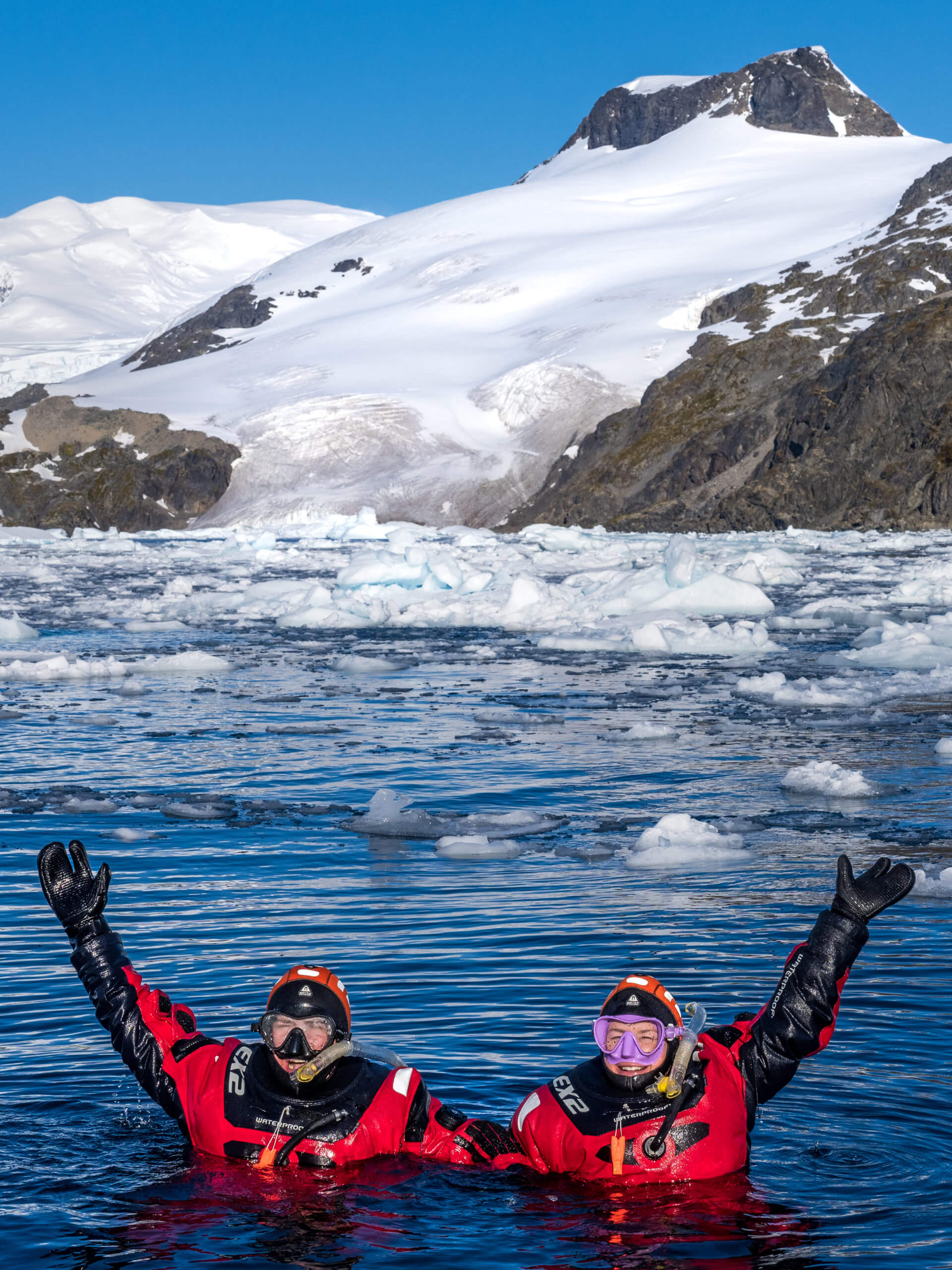 Snorkelling, Antarctica