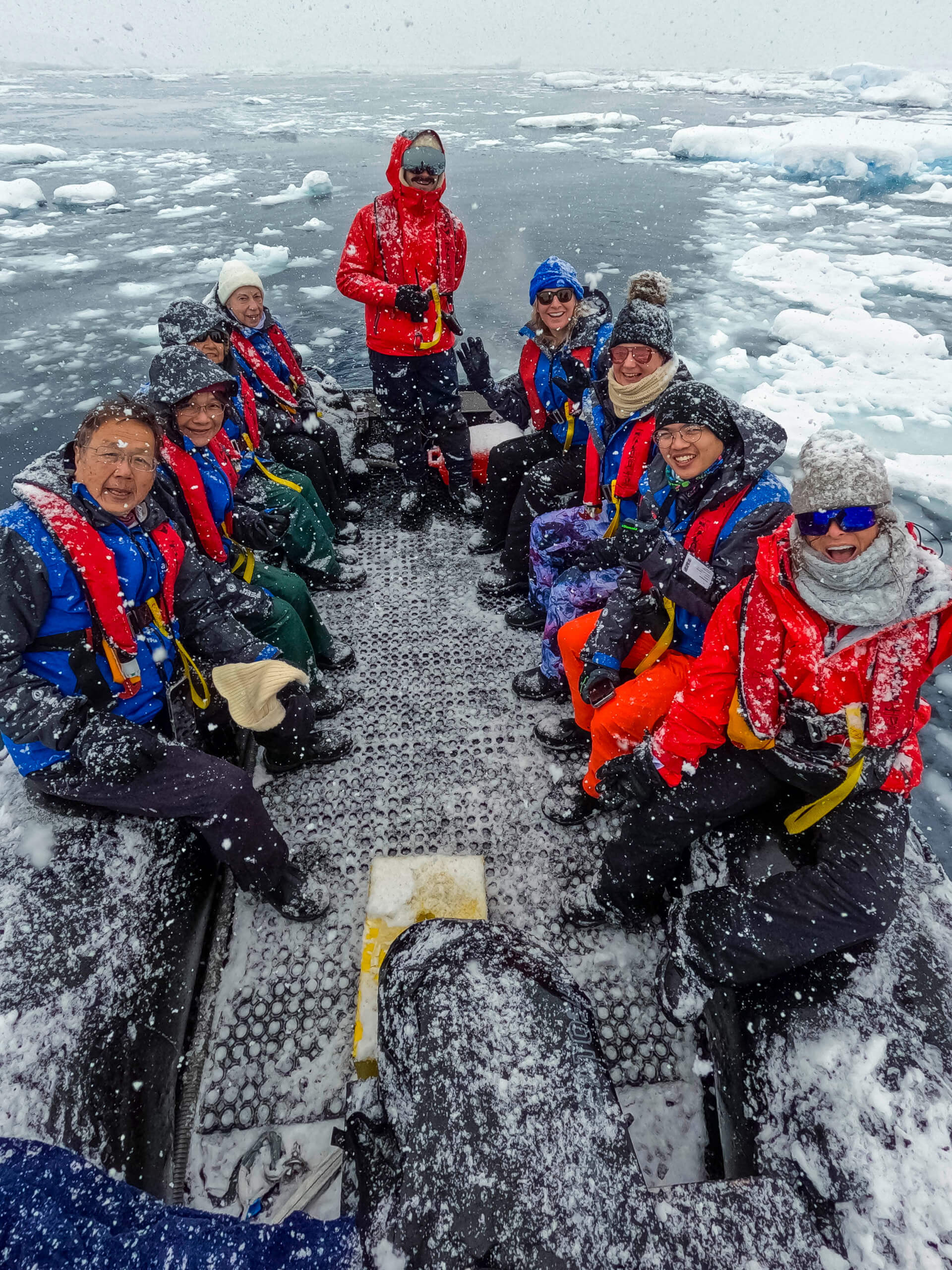 Zodiac Cruising, Portal Point, Antarctica