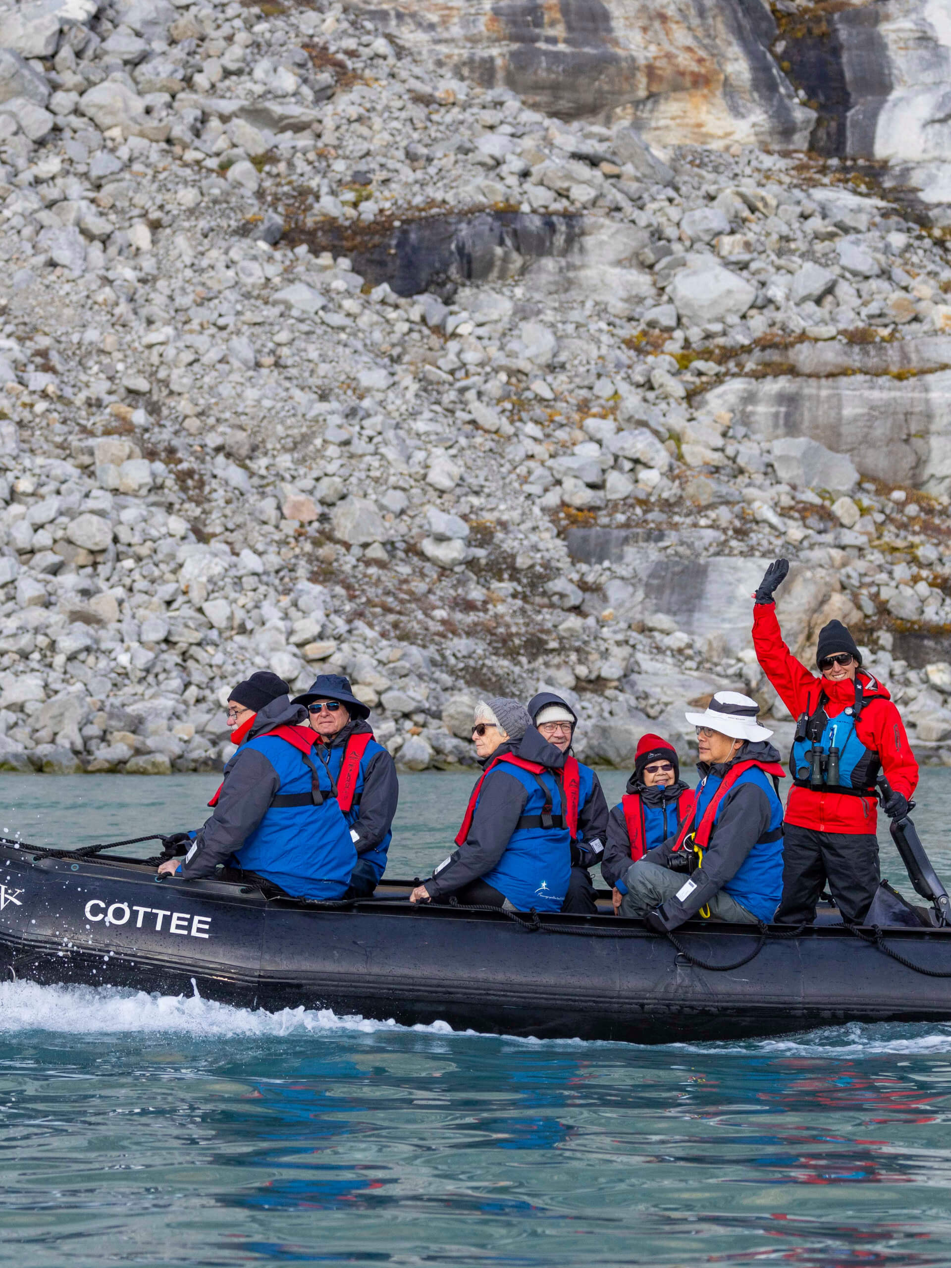 Zodiac Cruising at Aplefjord, Greenland