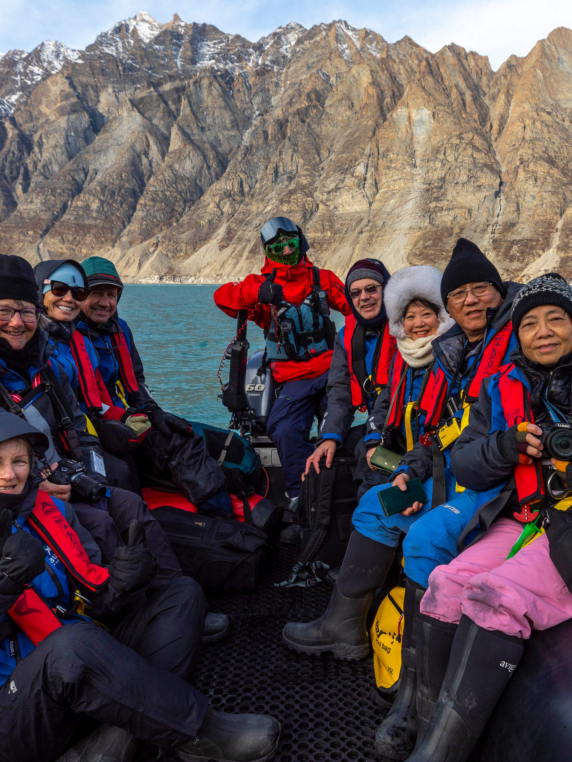 Zodiac Cruising at Aplefjord, Greenland