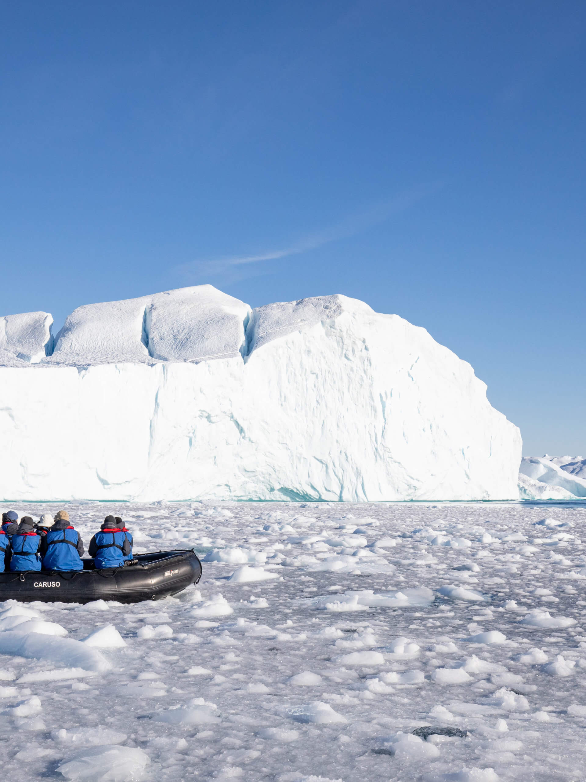 Zodiac Cruising at Ilulissat, Greenland