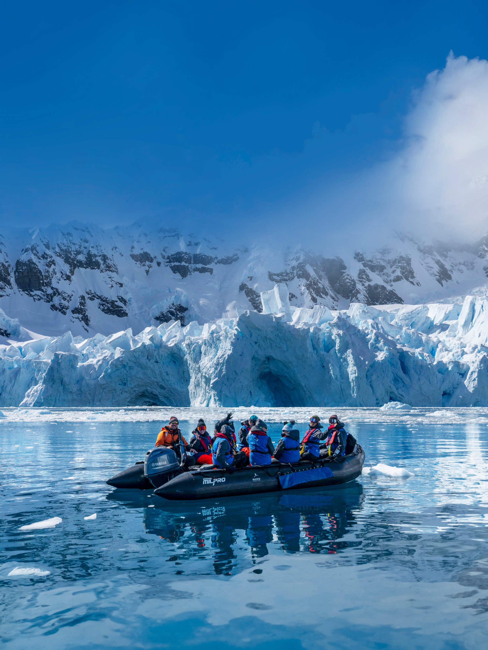 Zodiac Cruising at Paradise Bay