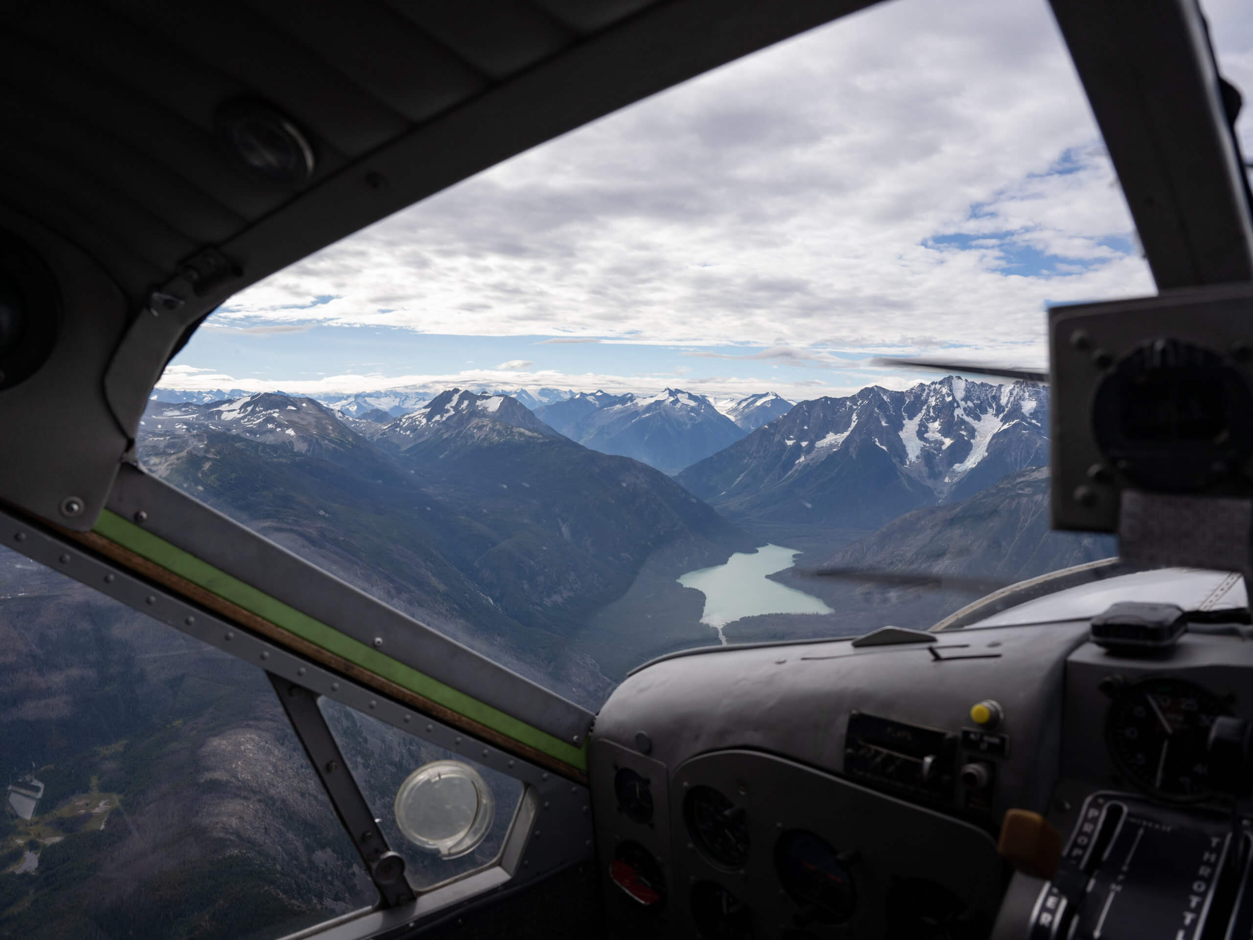 Coast Mountains from the floatplane