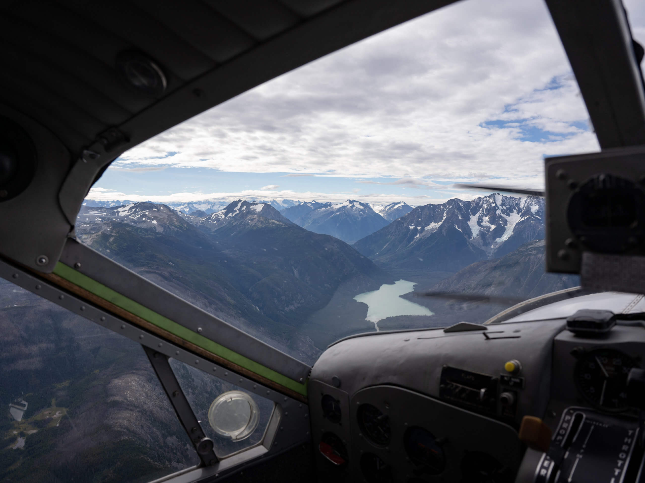 Coast Mountains from the floatplane