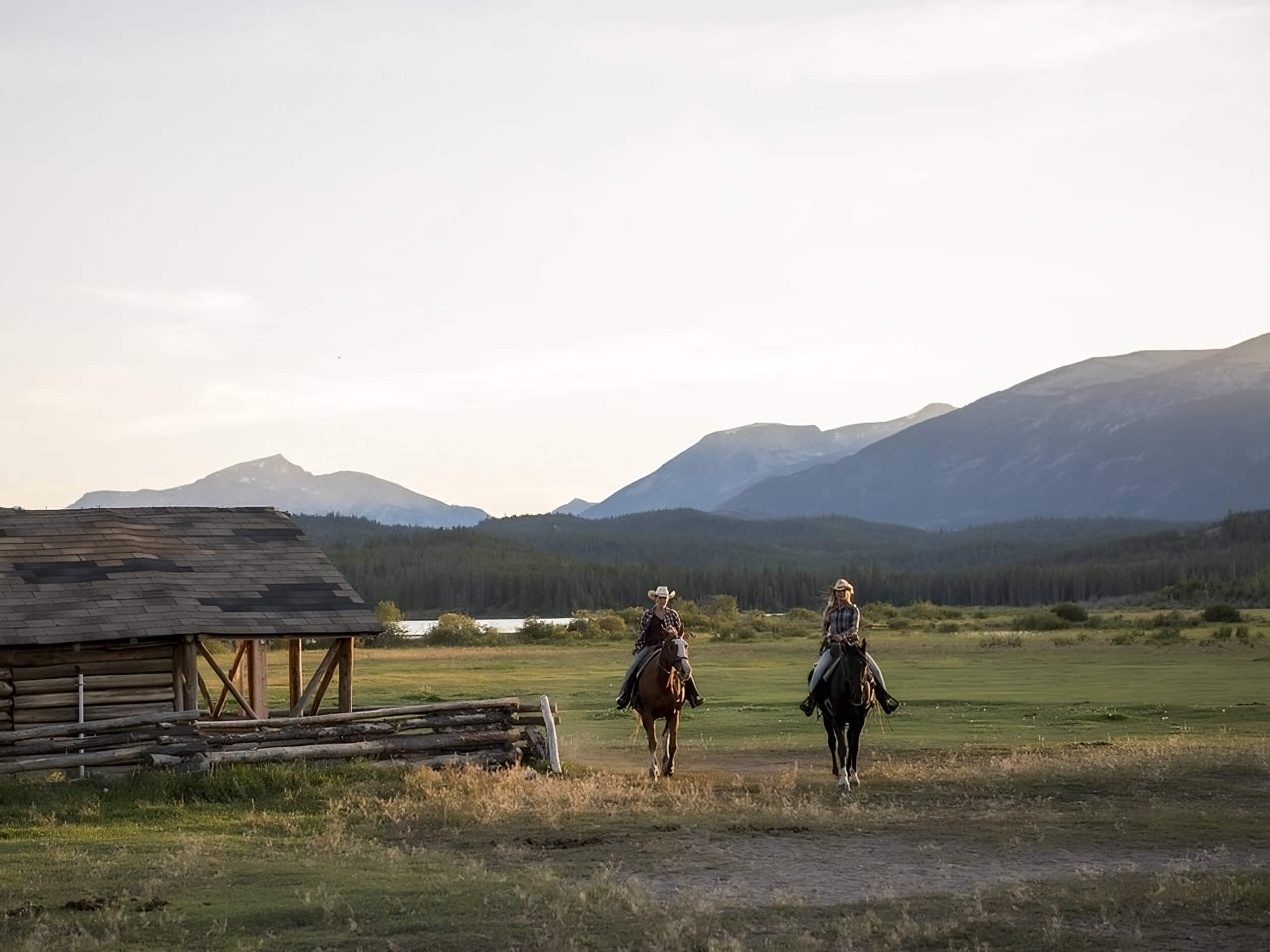 Guest ranch horseback riding