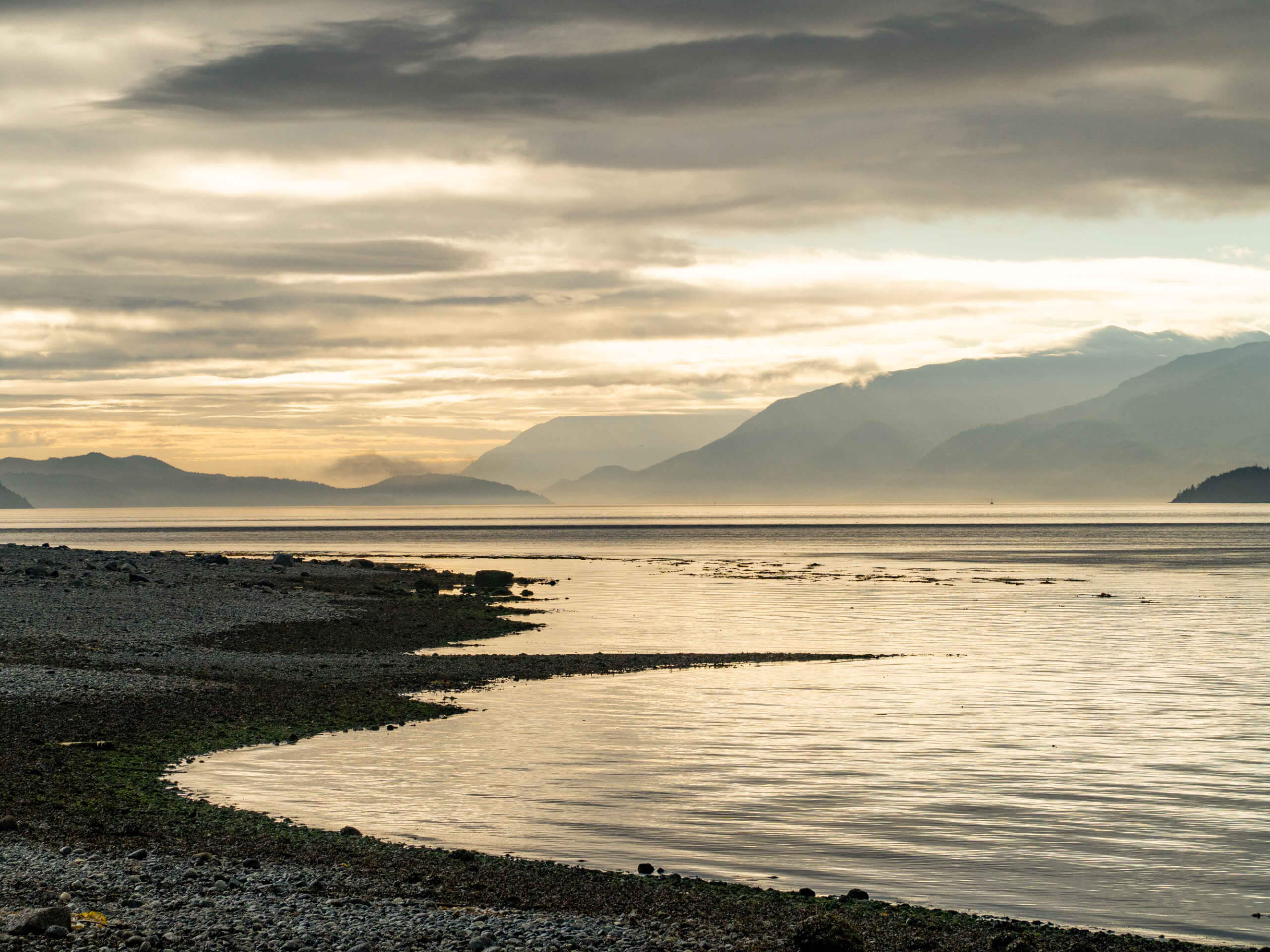 Views of the Johnstone Strait from Alert Bay